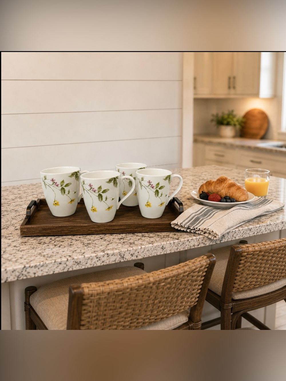 Target Floral Mugs Beautiful Set of 4